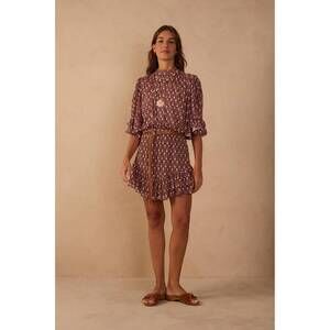 NEW DRESS TO tulle short dress in essencia print